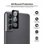 Wholesale Camera Lens HD Tempered Glass Protector Shield for Samsung Galaxy S23 Plus 5G (Black Bezel)